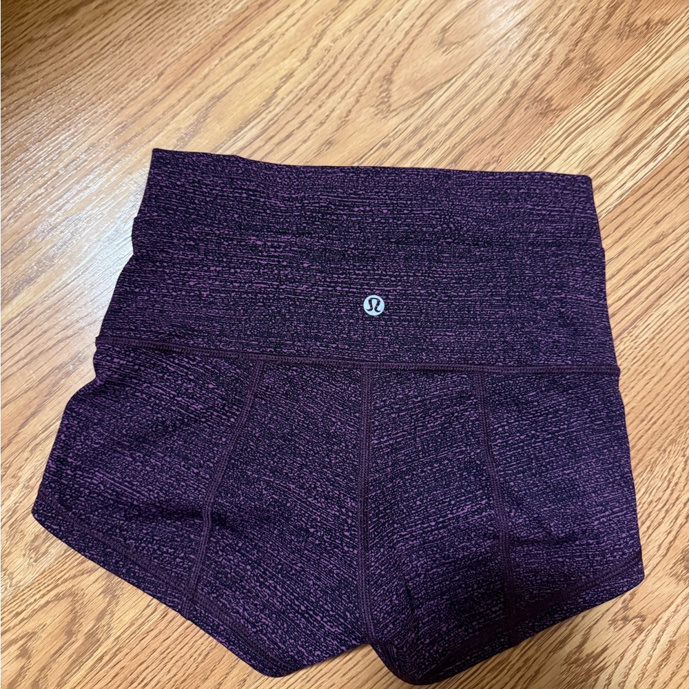 lululemon athletica Women's Dark Purple Athletic Shorts